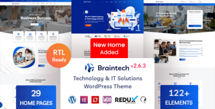 Braintech – Technology & IT Solutions WordPress Them