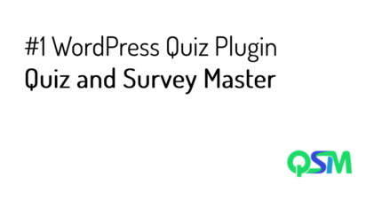 QSM / Quiz And Survey Master Core