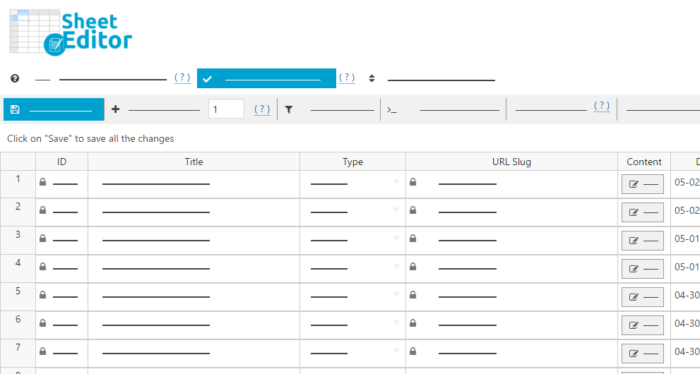 WP Sheet Editor | Custom Tables Pro