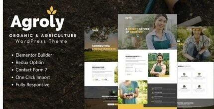 Agroly - Organic & Agriculture Food WordPress Theme - GPL Market