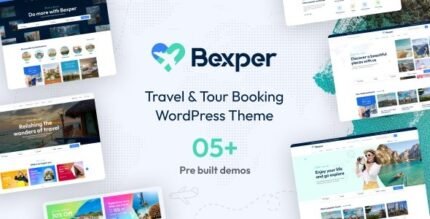 Bexper - Travel & Tour Booking WordPress Theme - GPL Market