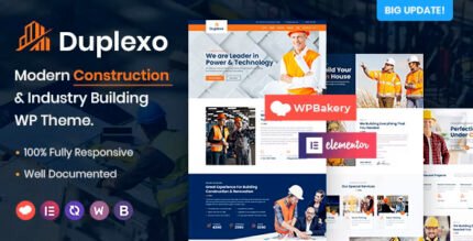 Duplexo - Construction Renovation WordPress Theme - GPL Market