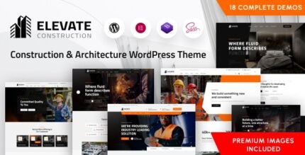 Elevate - Construction WordPress Theme - GPL Market