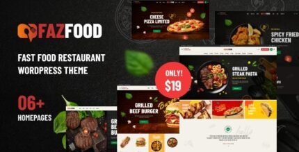 Fazfood - Fast Food Restaurant WordPress Theme - GPL Market