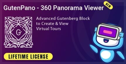 GutenPano 1.1.0 - 360 Panorama Viewer for Gutenberg - GPL Pugins Club