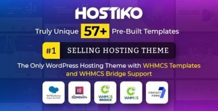 Hostiko 2.0 2.4.7 - WordPress WHMCS Hosting Theme - GPL Pugins Club