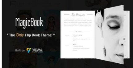MagicBook - A 3D Flip Book WordPress Theme - GPL Market