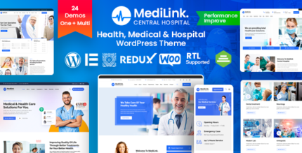 Medilink - Health & Medical WordPress Theme - GPL Market