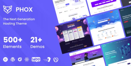 Phox - Hosting WordPress & WHMCS Theme - GPL Market
