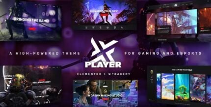 PlayerX 2.2 - A High-powered Theme for Gaming and eSports - GPL Pugins Club
