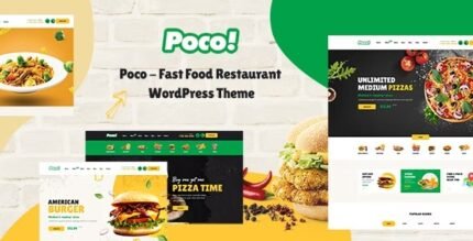 Poco 2.2.2 - Fast Food Restaurant WordPress Theme - GPL Pugins Club