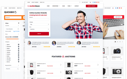 PremiumPress Auction Theme for WordPress - GPL Market