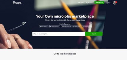 Pricerr Theme - WordPress Microjobs Marketplace Theme - GPL Market