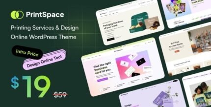 PrintSpace - Printing Services & Design Online WooCommerce WordPress Theme - GPL Market