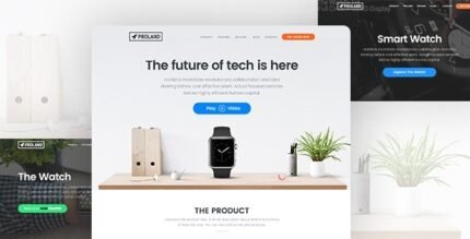 Proland | WordPress Product Landing Page Theme - GPL Market