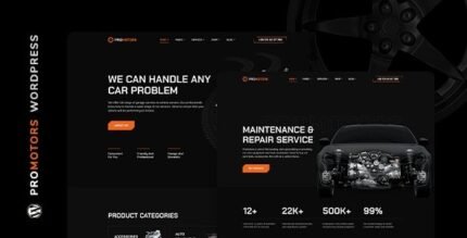 ProMotors - Car Service and Detailing WordPress Theme - GPL Market
