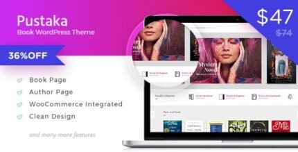 Pustaka - WooCommerce Theme For Book Store - GPL Market