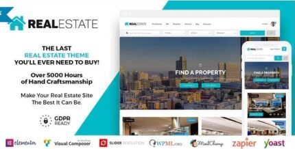 Real Estate 7 – Real Estate WordPress Theme - GPL Market