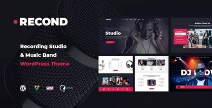 Recond – Recording Studio & Music Band WordPress Theme Recond – Recording Studio & Music Band WordPress Theme
