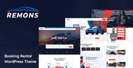 Remons - Booking Rental Theme WordPress - GPL Market