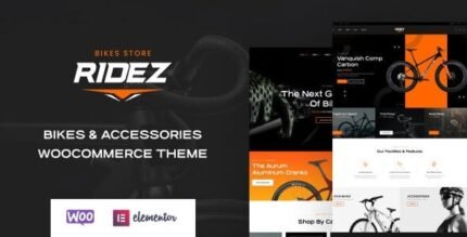 Ridez - Bike Shop Elementor WordPress Theme - GPL Market