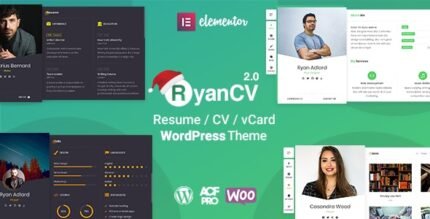 RyanCV 3.8.0 - Resume WordPress Theme - GPL Pugins Club