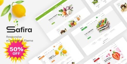 Safira - Food & Organic WooCommerce WordPress Theme - GPL Market