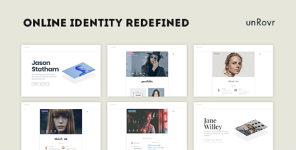 unRovr - Animated vCard & Resume WordPress Theme - GPL Market