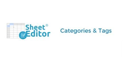 WP Sheet Editor Bulk Edit Categories, Tags, and Taxonomies 1.7.9 - GPL Pugins Club