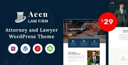 Aeen 1.8.7 – Attorney and Lawyer WordPress Theme