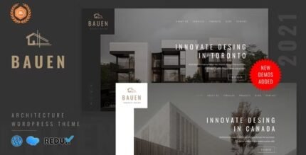 Bauen 9.3.5 - Architecture & Interior WordPress Theme - GPL Pugins Club