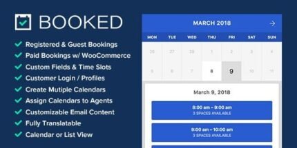 Booked 2.4.4 - Appointment Booking for WordPress - GPL Pugins Club