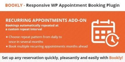 Bookly Recurring Appointments 6.5 - GPL Pugins Club