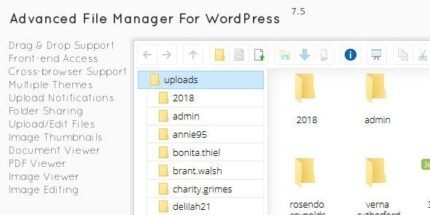File Manager 7.5.6 - Plugin For WordPress - GPL Pugins Club