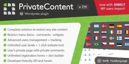 PrivateContent 9.2.2 - Multilevel Content Plugin + Addons - GPL Pugins Club