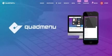 QuadMenu 3.1.5 - Themes Developer Mega Menu - GPL Pugins Club
