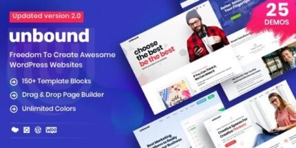Unbound 2.2.3 - Business Agency Multipurpose Theme - GPL Pugins Club