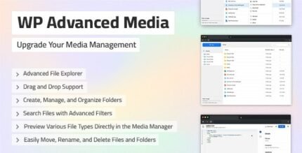 WP Advanced Media 1.0 - Powerful File Management for WordPress - GPL Pugins Club