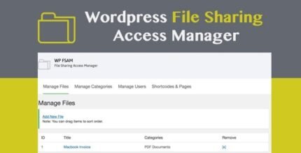 WP FSAM 1.1 - File Sharing Access Manager - GPL Pugins Club