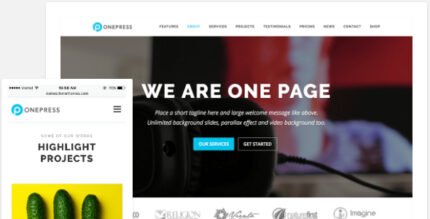 OnePress Plus Plugin for Onepress theme