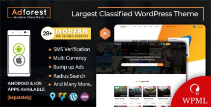 AdForest – Classified Ads WordPress Theme