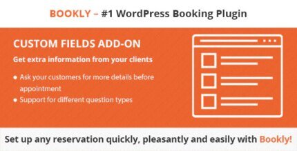 Bookly Custom Fields