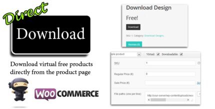 Direct Download – Woocommerce