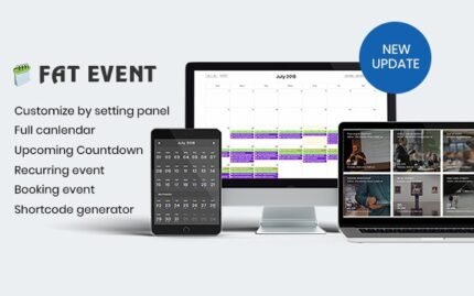 FAT Event – WordPress Event and Calendar Booking