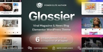 Glossier – Newspaper & Viral Magazine WordPress Theme