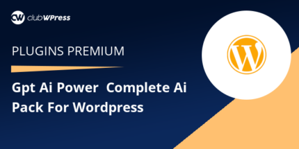 GPT AI Power – Complete AI Pack for WordPress