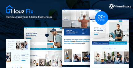 HouzFix – Plumber, Handyman Services WordPress Theme