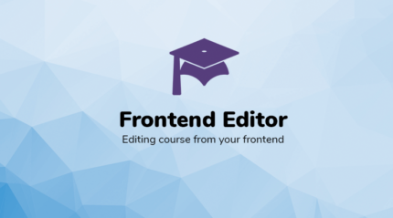 LearnPress Frontend Editor