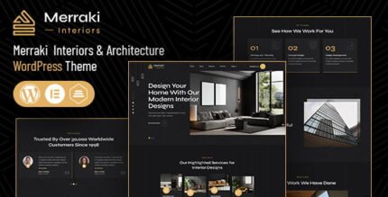 Merraki – Interiors & Architecture WordPress Theme