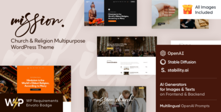 Mission – Church & Religion Multipurpose WordPress Theme